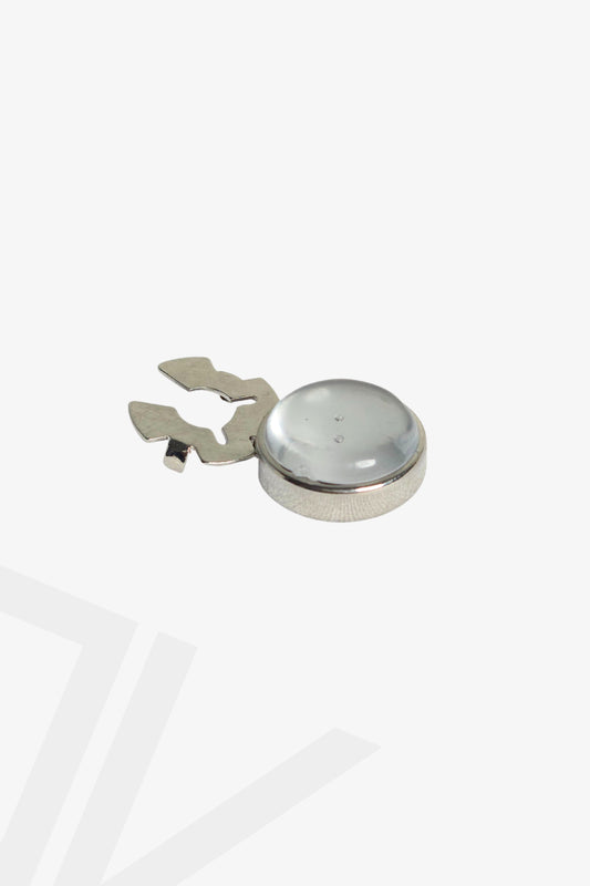 Silver Plated Button Covers