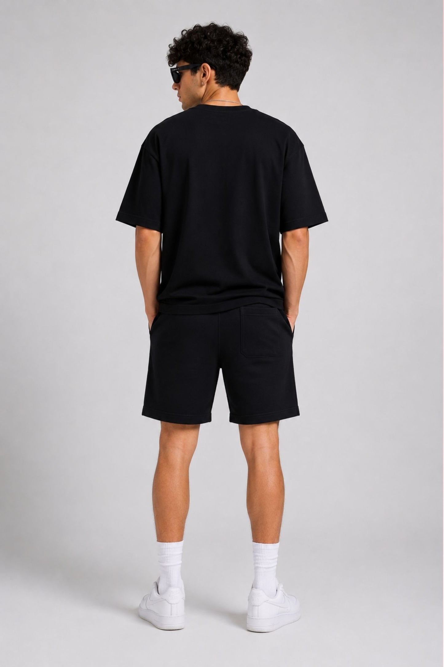 DV Classic Oversized Co-Ord Set – 240 GSM Premium T-Shirt & Shorts Set