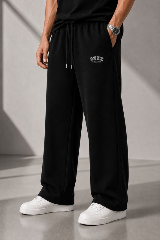 DV Classic Black Straight Fit Cotton Jogger