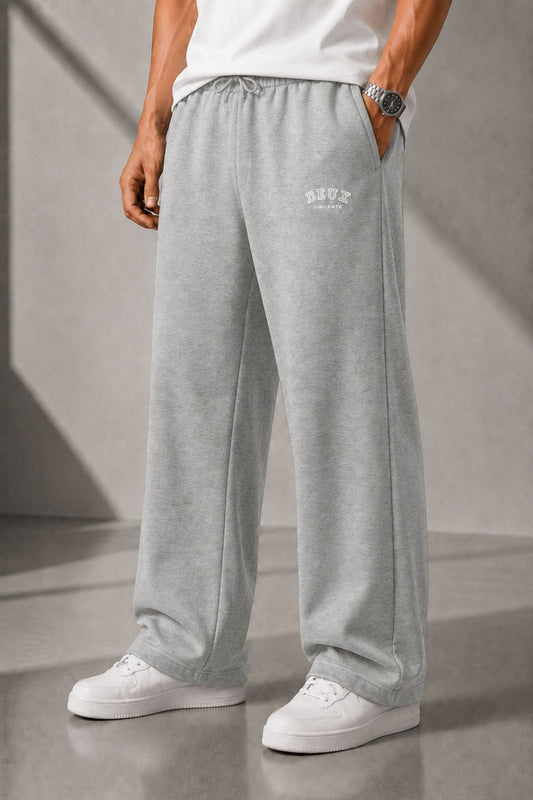 DV Classic Grey Straight Fit Cotton Jogger
