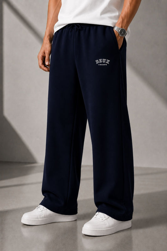DV Classic Navy Straight Fit Cotton Jogger