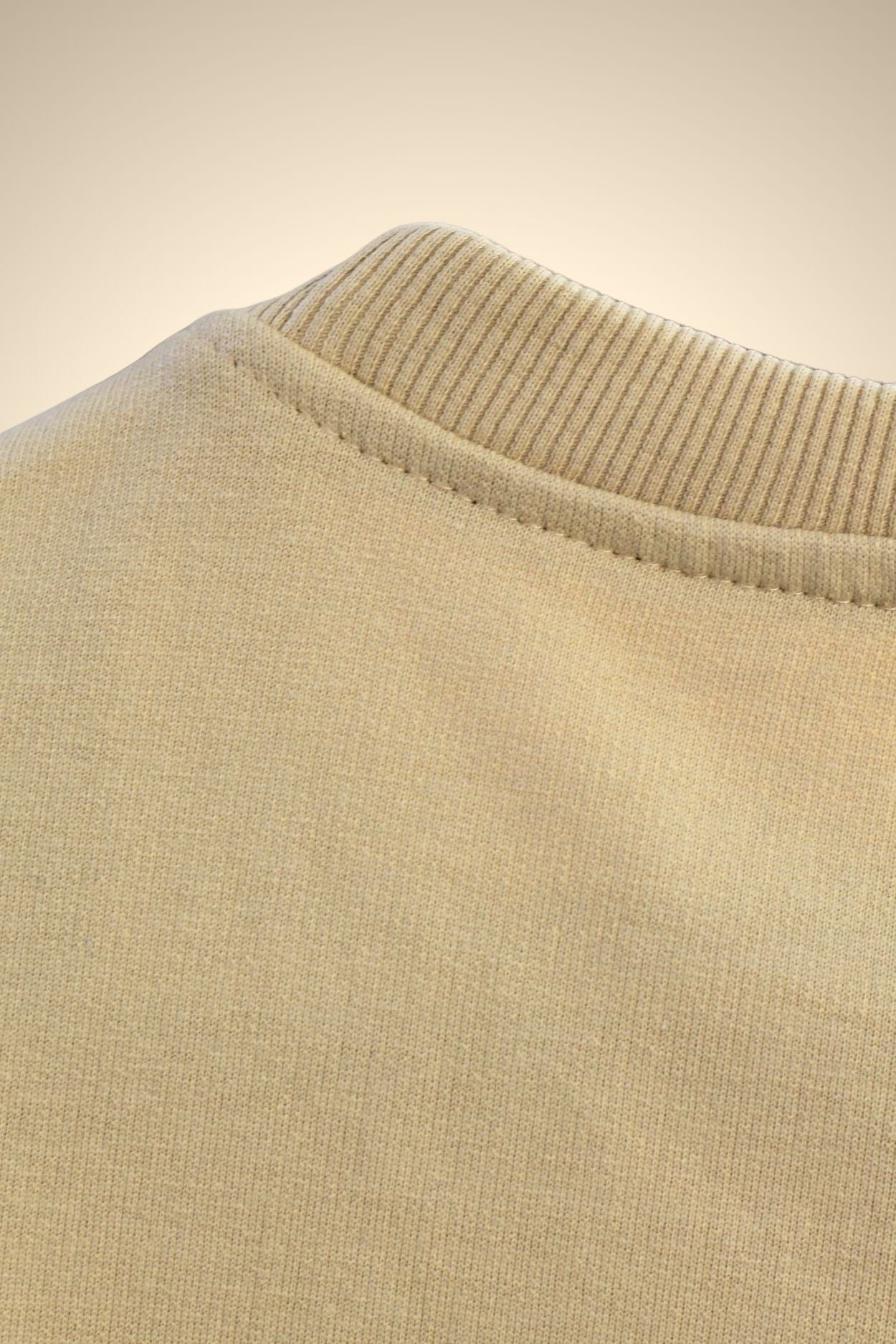 Comfort Zones Beige Premium Oversized T-Shirt