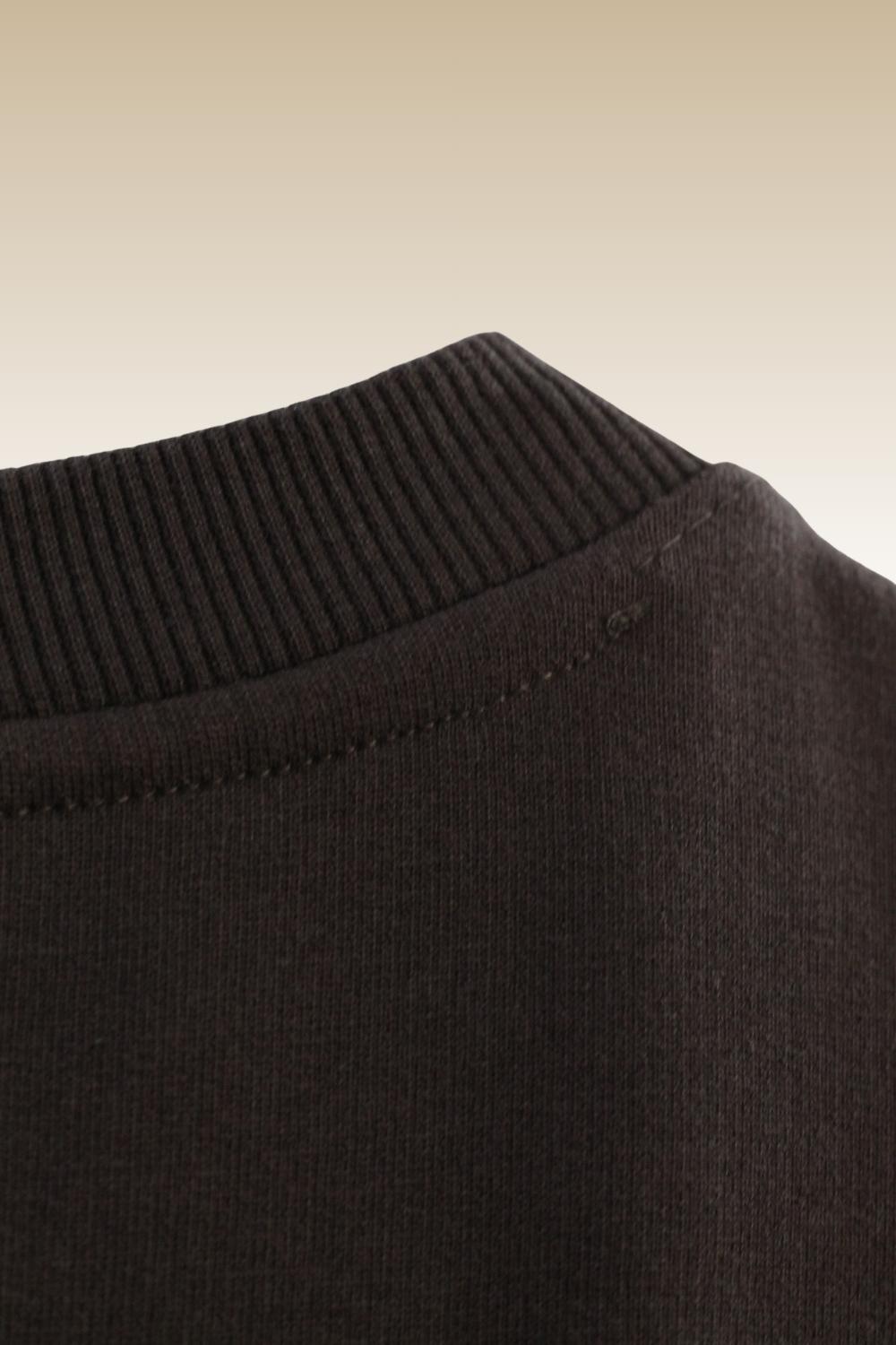 Conquer Raw Puff Print Oversized T-Shirt