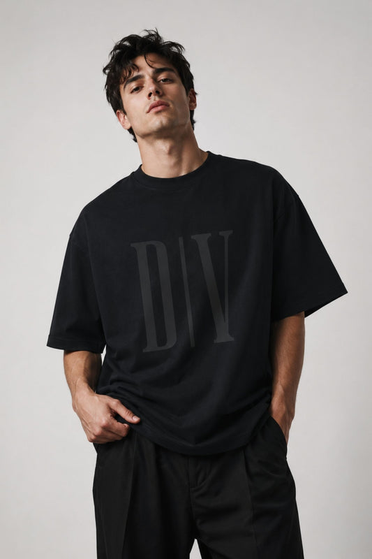 DV Legacy Black Oversized T-Shirt