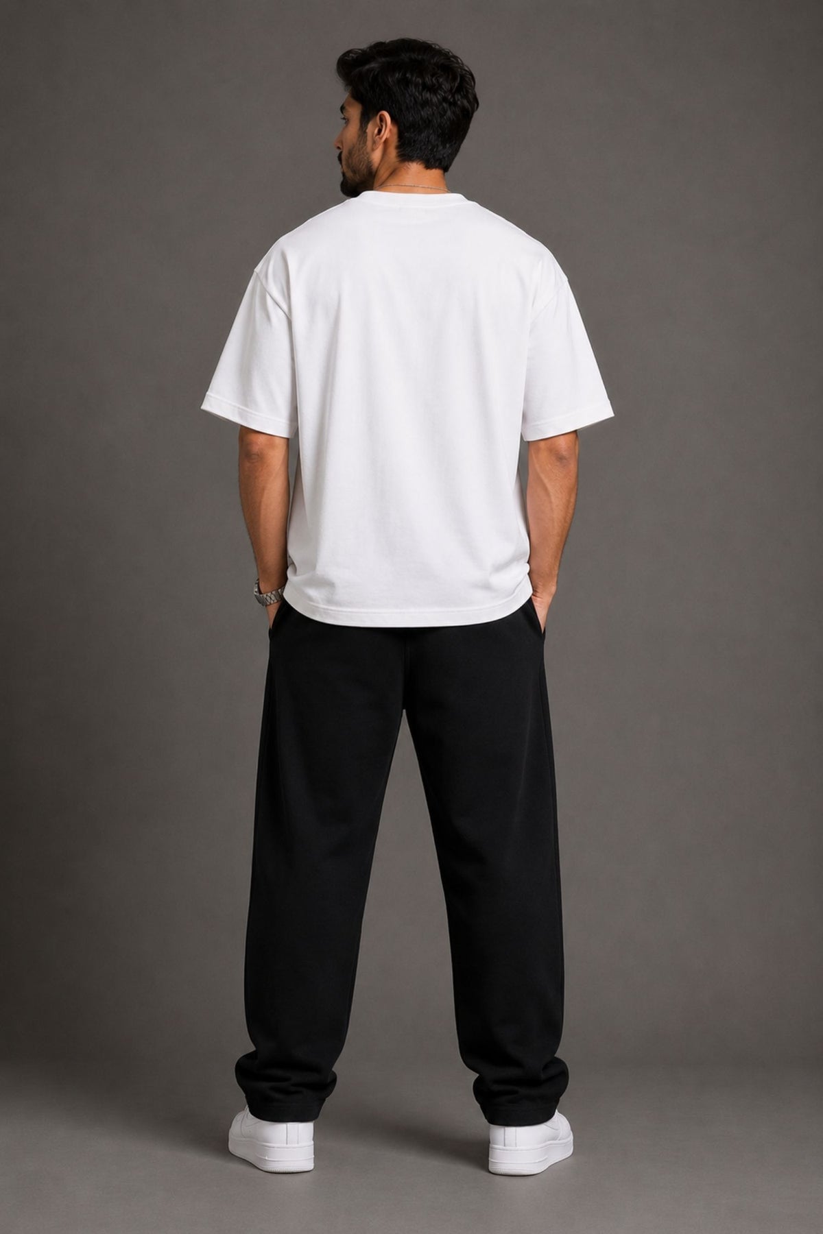 Essentials White Premium Oversized T-Shirt
