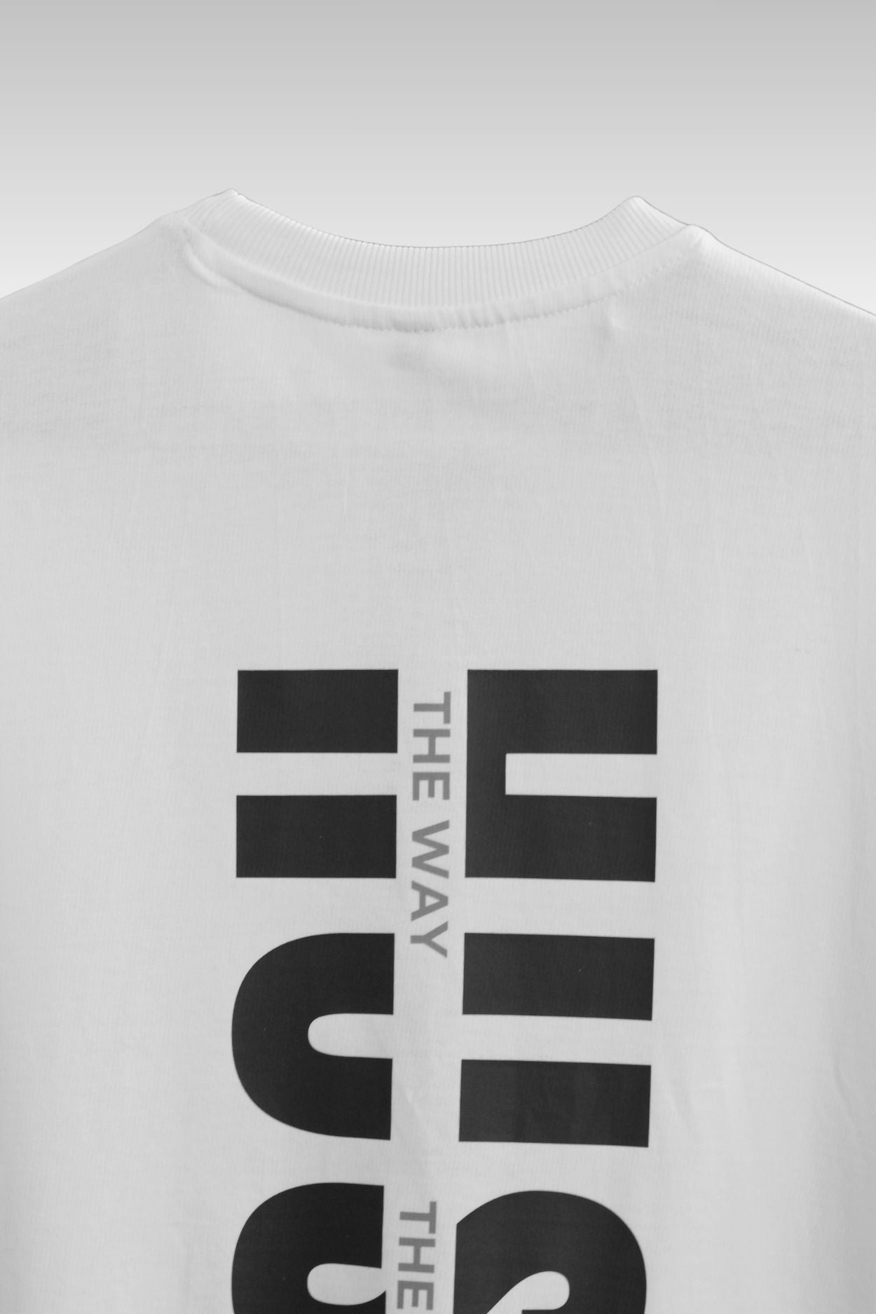 Hustle White Premium Oversized T-Shirt