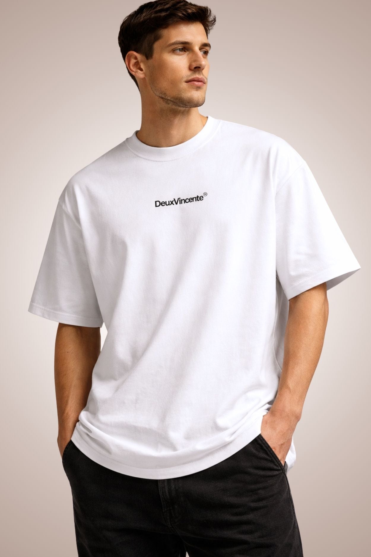 Lost Life White Premium Oversized T-Shirt