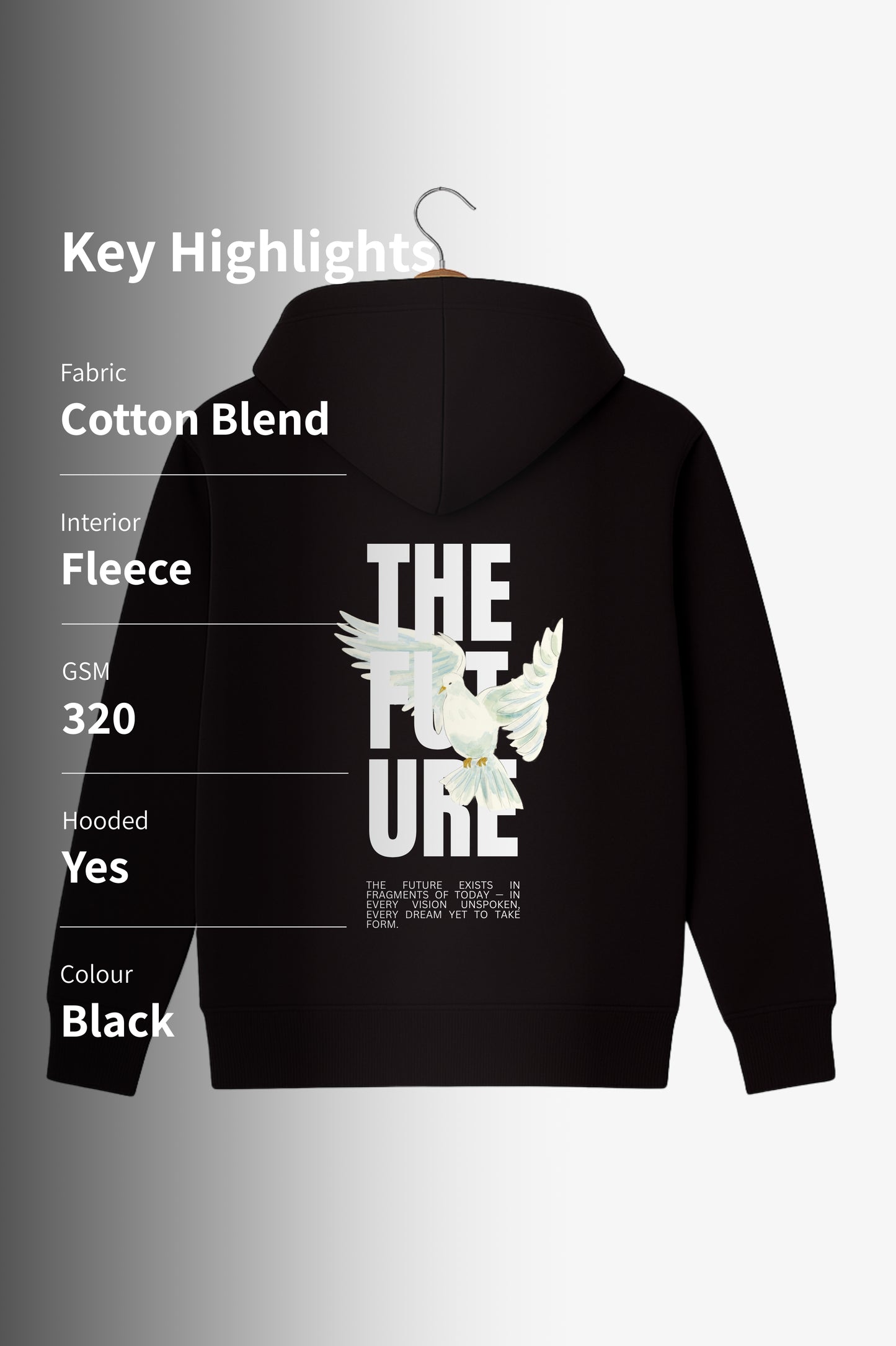 The Future Black Hoodie