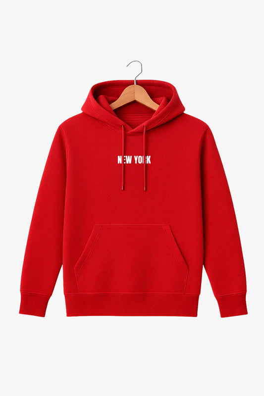 New York Red Hoodie