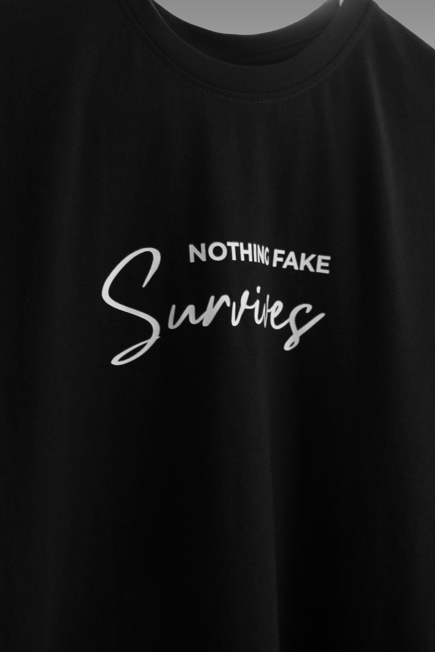 Nothing Fake Survives Regular Fit T-shirt