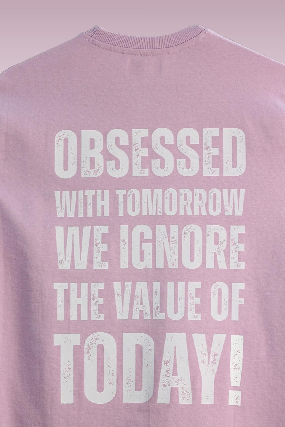Obsessed Lavender Oversized T-Shirt