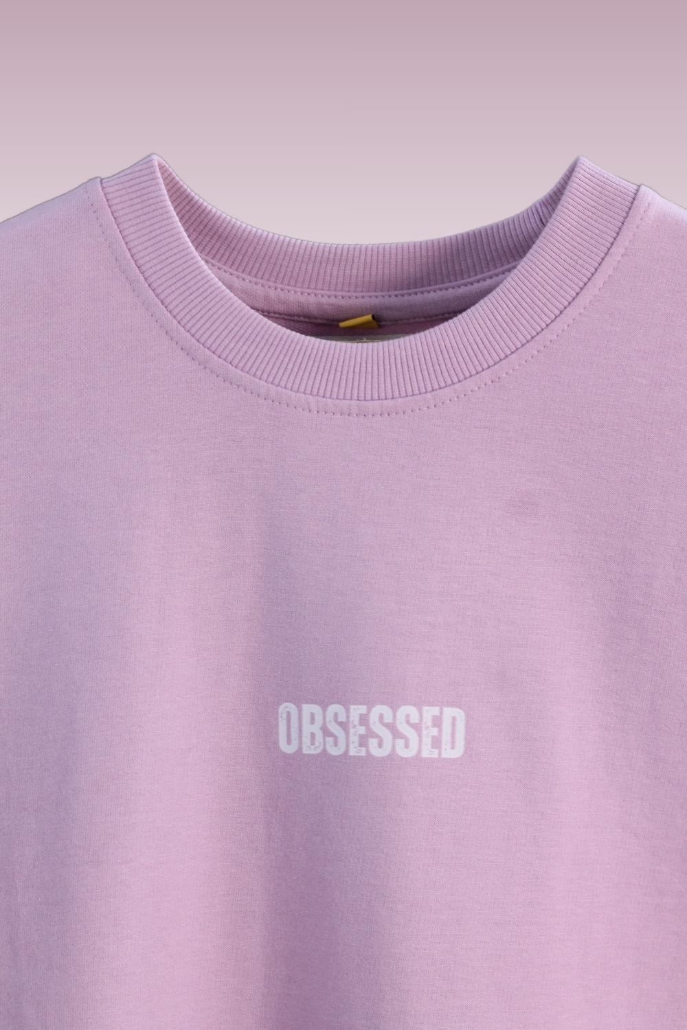 Obsessed Lavender Oversized T-Shirt