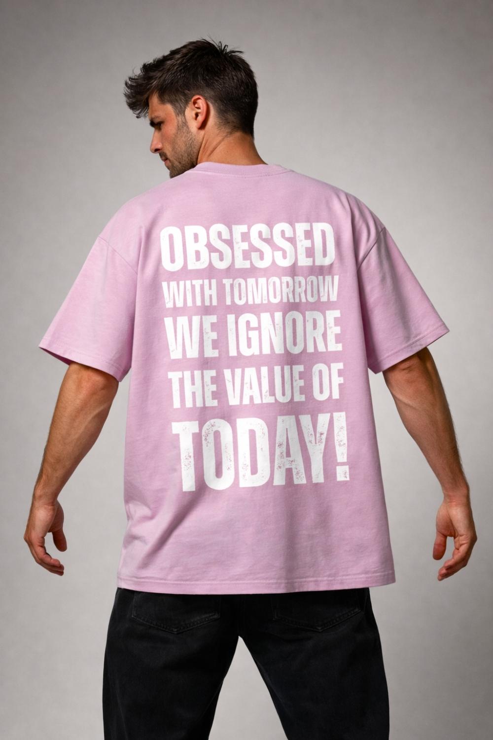 Obsessed Lavender Oversized T-Shirt