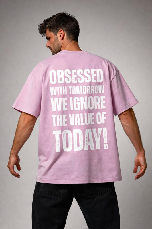 Obsessed Lavender Oversized T-Shirt