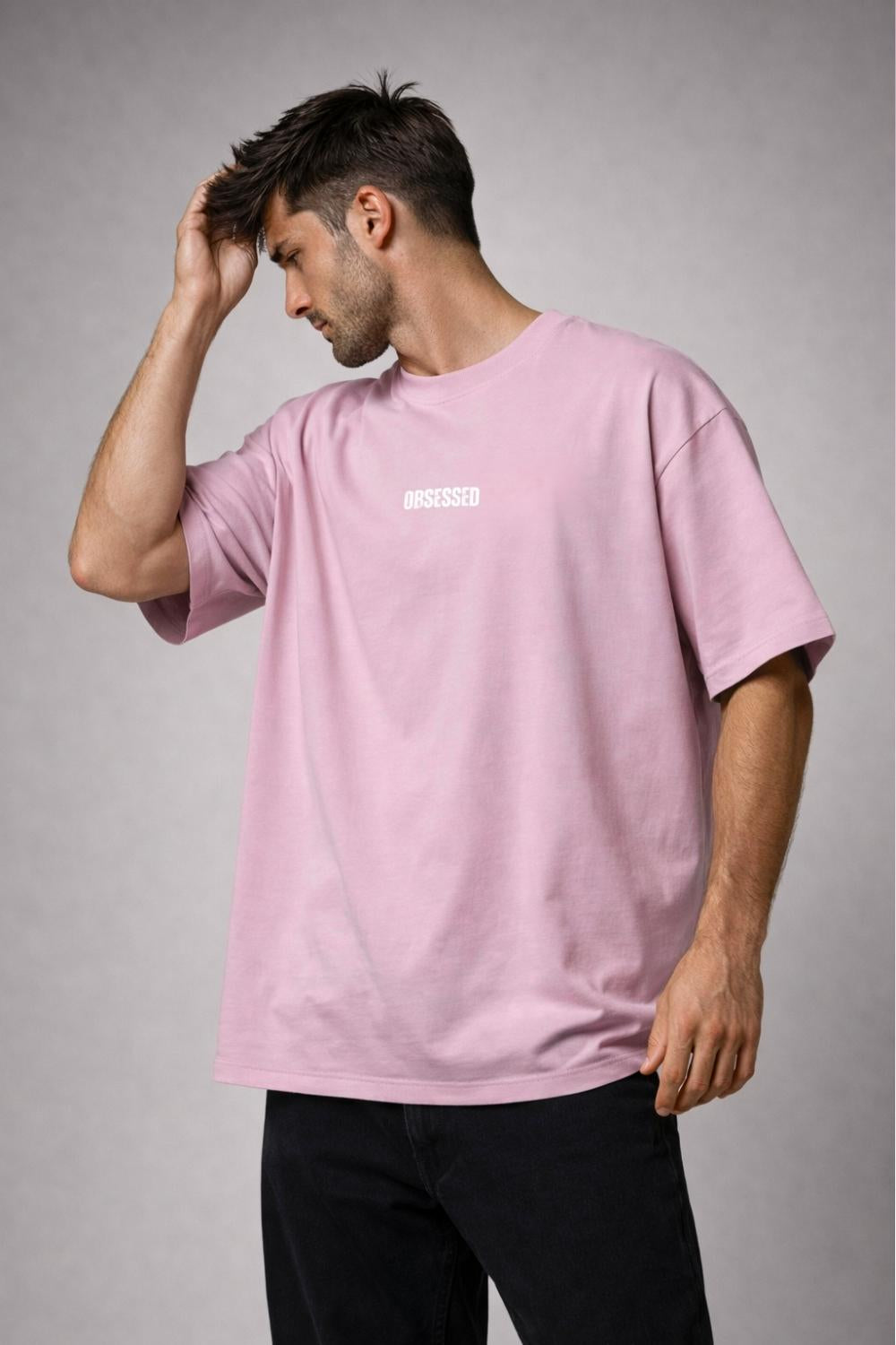 Obsessed Lavender Oversized T-Shirt