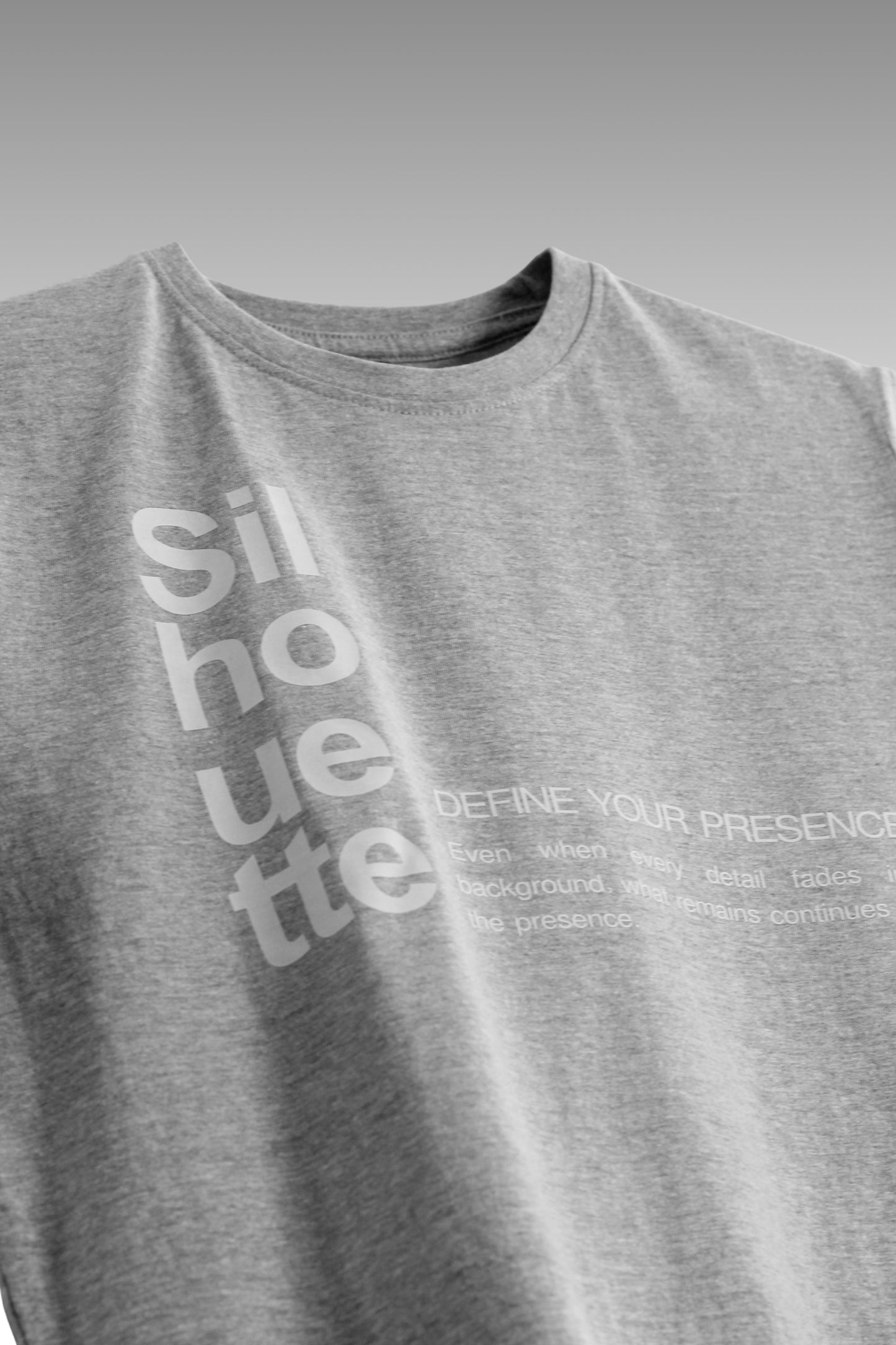 Silhouette Grey Regular Fit T-shirt