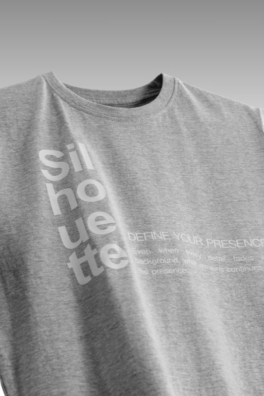 Silhouette Grey Regular Fit T-shirt