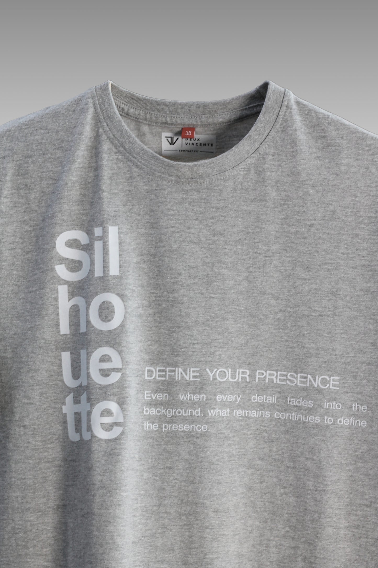 Silhouette Grey Regular Fit T-shirt