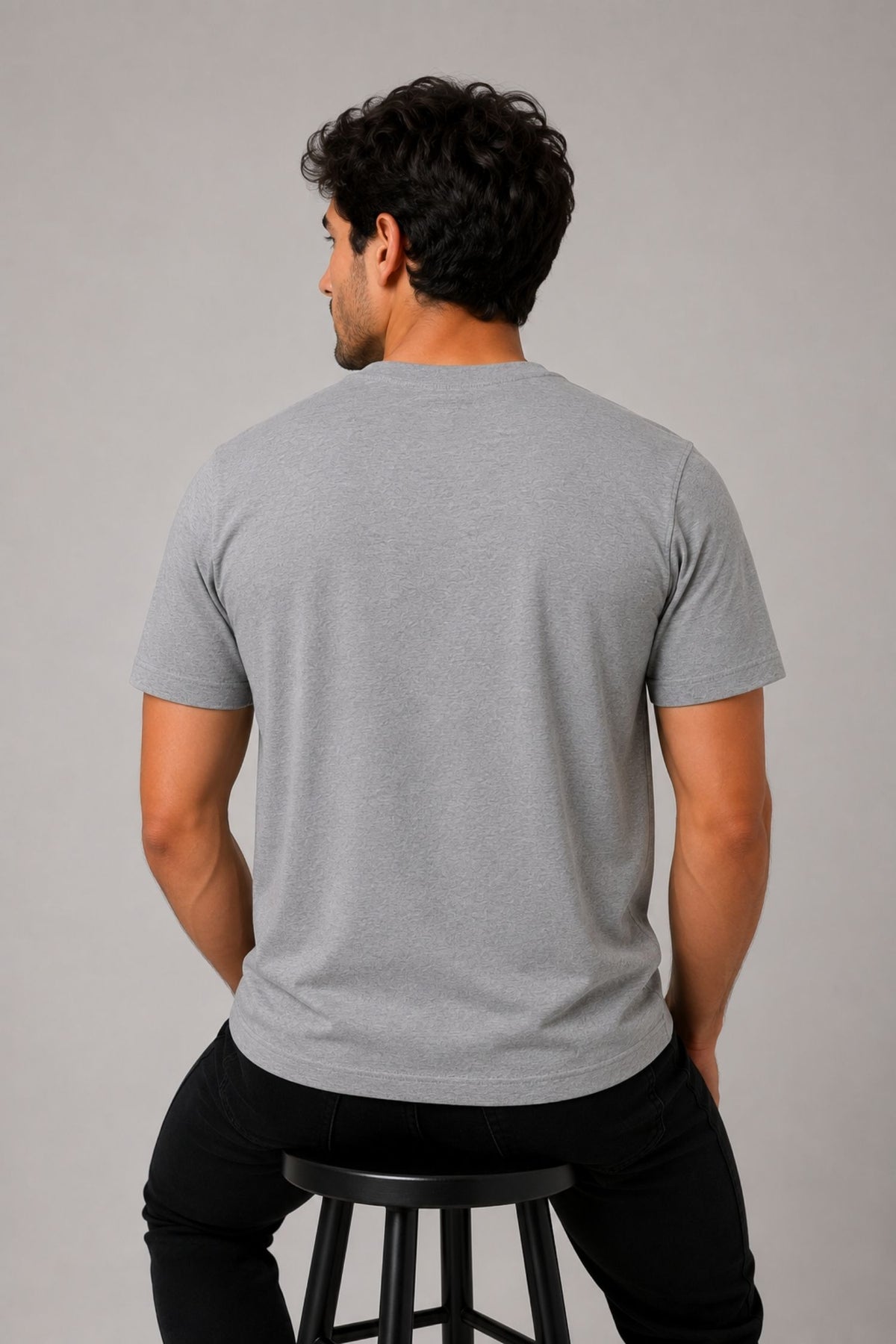Silhouette Grey Regular Fit T-shirt