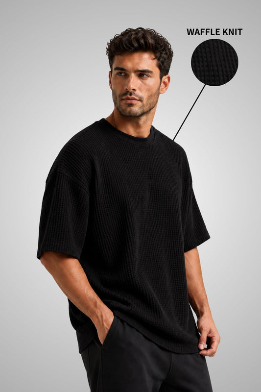 DV Waffle Knit Premium Oversized T-Shirt