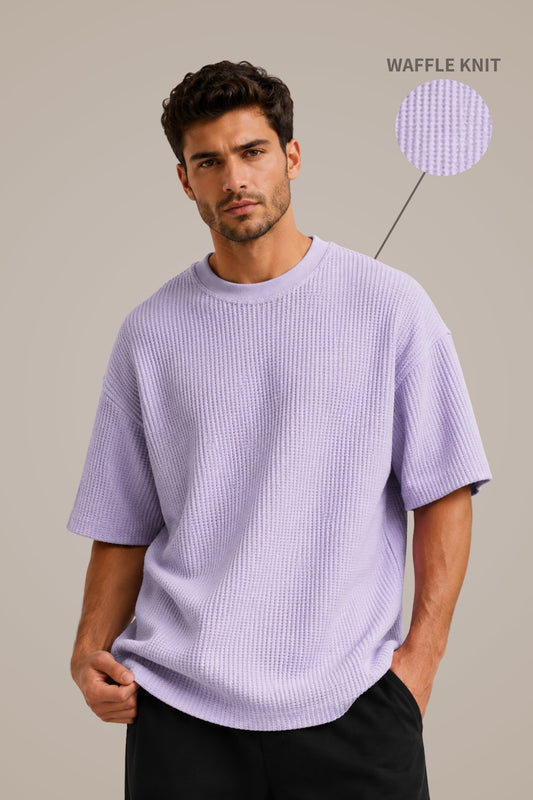 DV Waffle Knit Premium Oversized T-Shirt