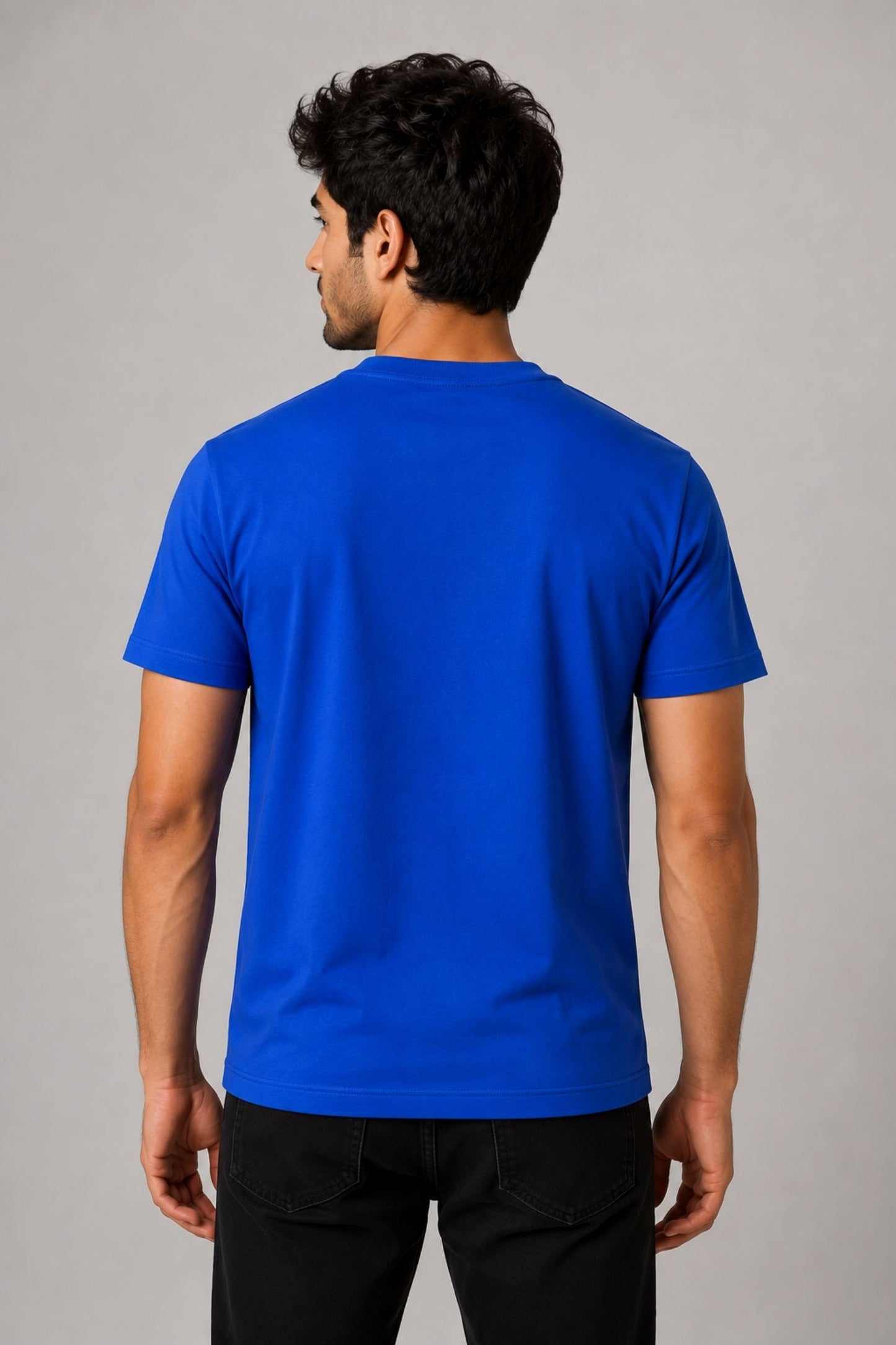 Essentials Royal Blue Regular Fit T-shirt